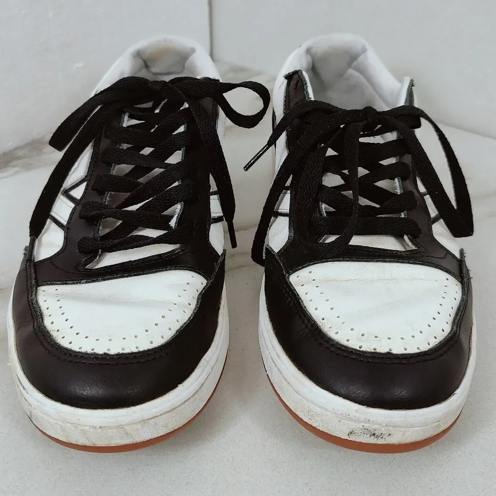Vans Lowland ComfyCush Skate Shoes Sneakers Black True White, 9(M) 10.5(W)